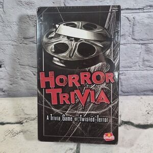 Twisted Terror Horror‎ Trivia Card Game By Goliath New Sealed